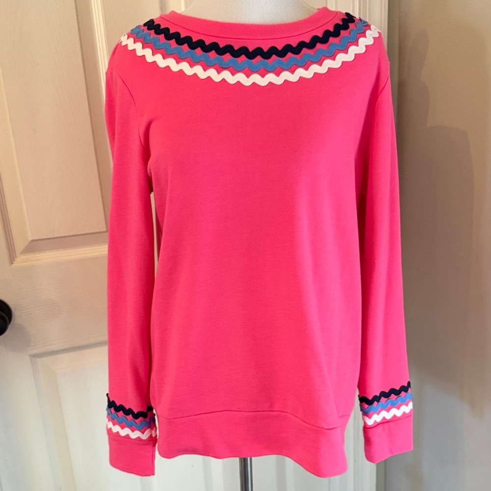 Sail to Sable Neon Pink Sweater, Size M